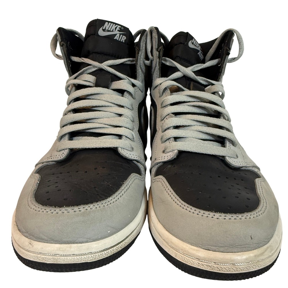 Nike Air Jordan 1 Retro High OG Shadow 2.0 Black Grey Mens Size 10 EUC with Box - Picture 5 of 9